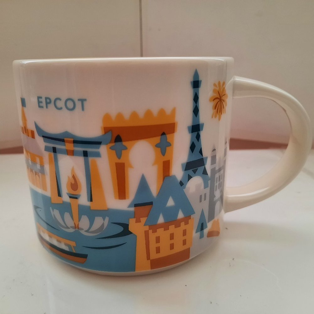 Starbucks EPCOT Coffee Mug 14oz excellent condition
